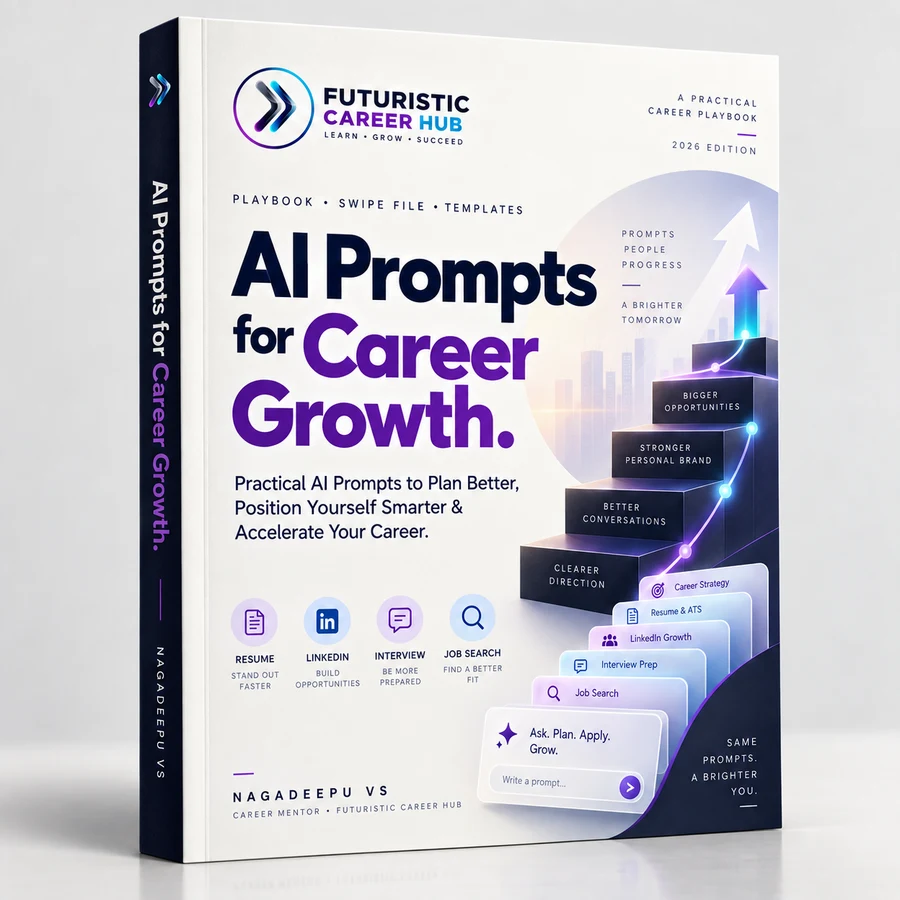 Cover of AI Prompts for Career Growth by Nagadeepu VS