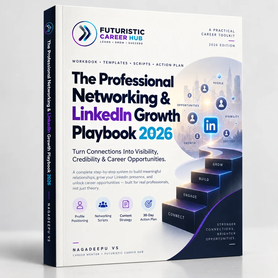 Cover of The Professional Networking & LinkedIn Growth Playbook 2026 by Nagadeepu VS